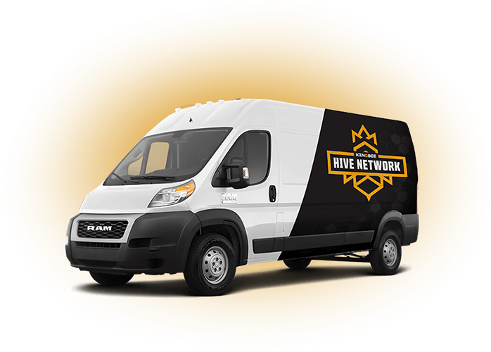 Kingbee Hive Network van